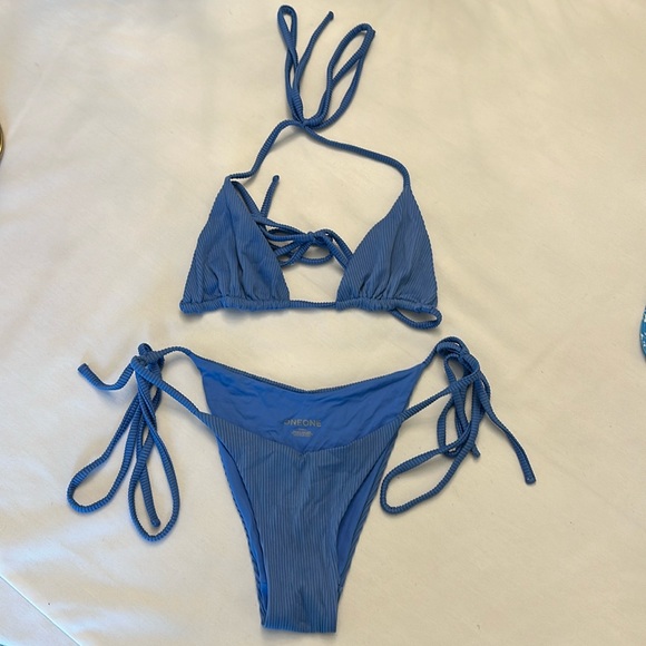 ONEONE Swimwear Cobalt Blue Bikini Set - Picture 1 of 3
